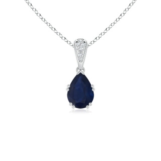Pear A Blue Sapphire
