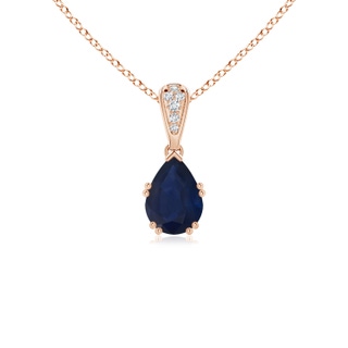 Pear A Blue Sapphire