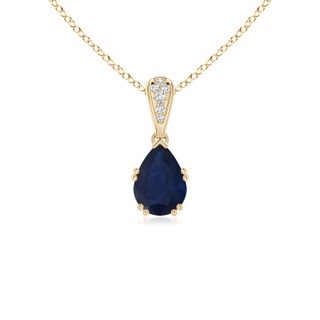 Pear A Blue Sapphire
