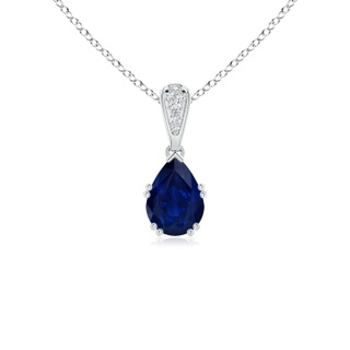 Pear AA Blue Sapphire