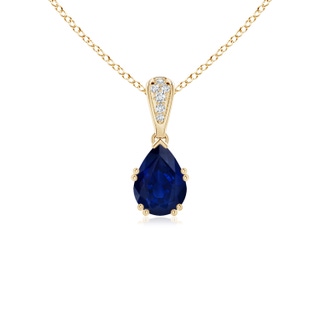 Pear AA Blue Sapphire