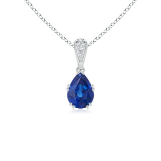 Pear AAA Blue Sapphire