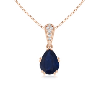 Pear A Blue Sapphire