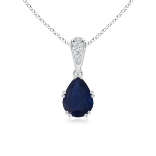 Pear A Blue Sapphire