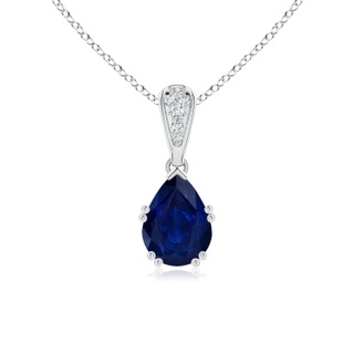 Pear AA Blue Sapphire