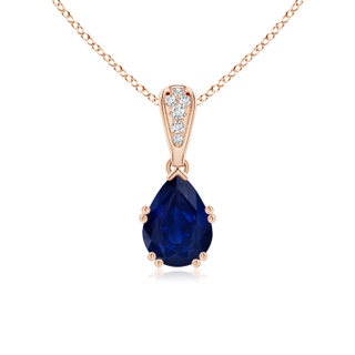 Pear AA Blue Sapphire