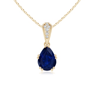 Pear AA Blue Sapphire