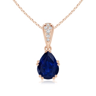 Pear AA Blue Sapphire
