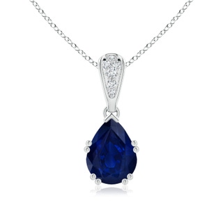 Pear AA Blue Sapphire