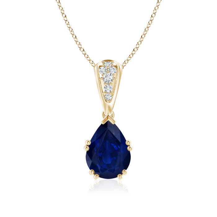 AA - Blue Sapphire / 2.01 CT / 14 KT Yellow Gold