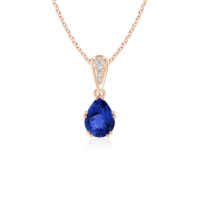 AAA - Tanzanite / 0.75 CT / 14 KT Rose Gold