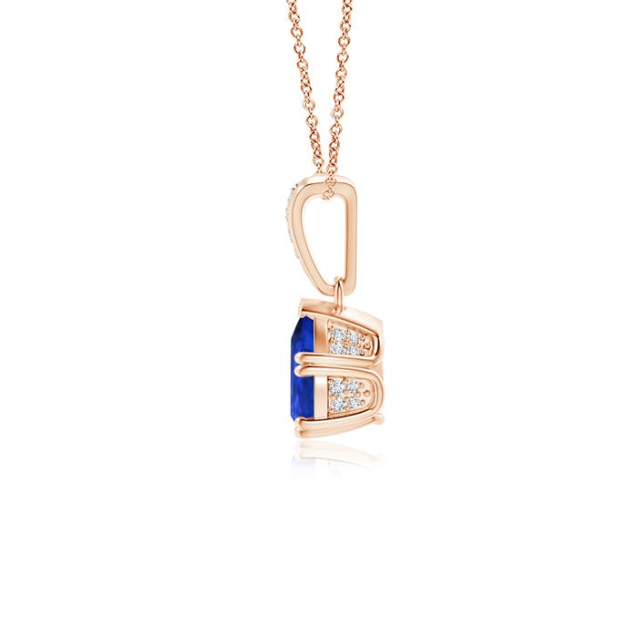 AAA - Tanzanite / 0.75 CT / 14 KT Rose Gold