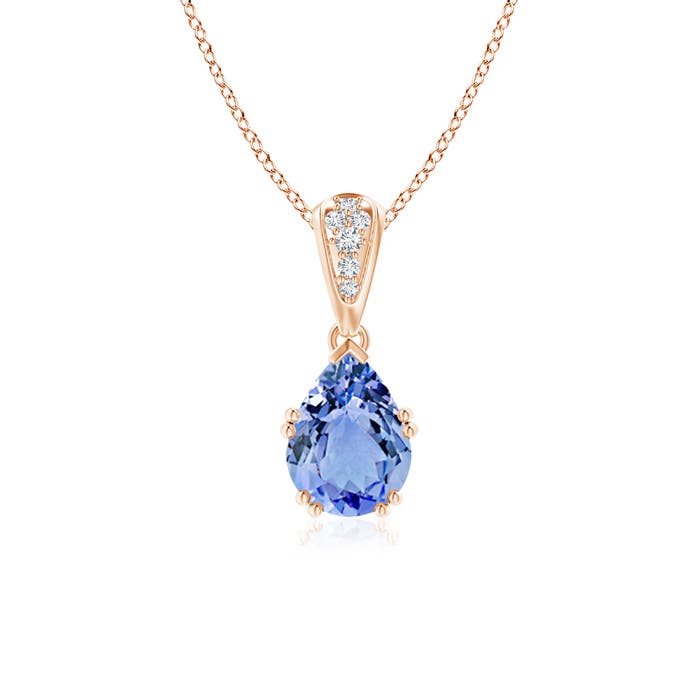 A - Tanzanite / 1.25 CT / 14 KT Rose Gold