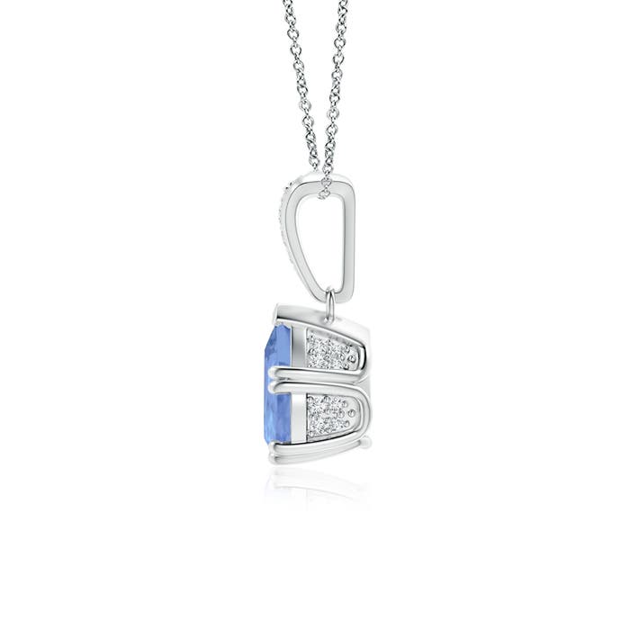 A - Tanzanite / 1.25 CT / 14 KT White Gold