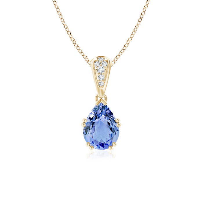 A - Tanzanite / 1.25 CT / 14 KT Yellow Gold