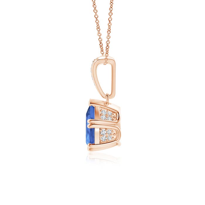 AA - Tanzanite / 1.25 CT / 14 KT Rose Gold