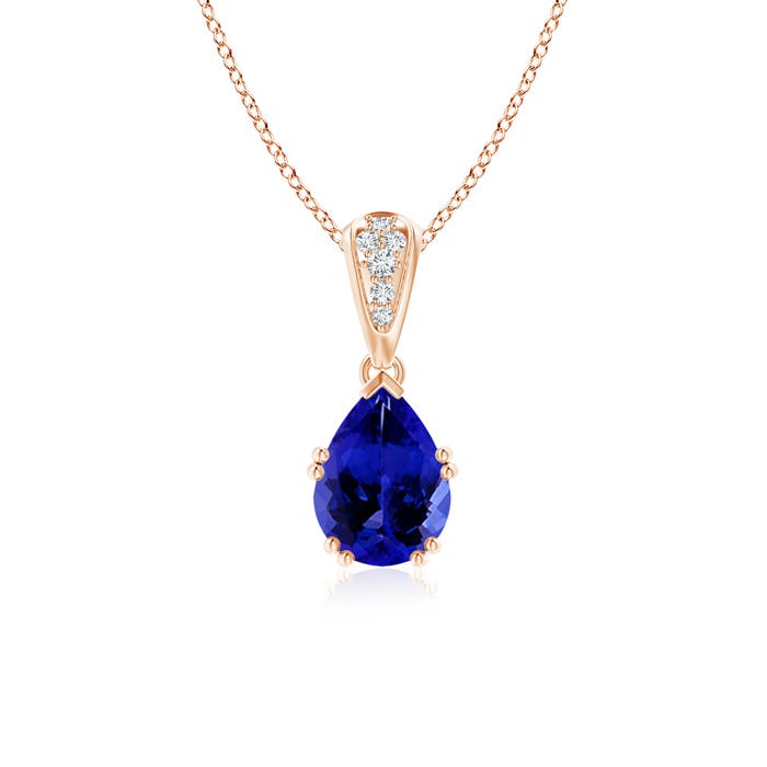 AAAA - Tanzanite / 1.25 CT / 14 KT Rose Gold