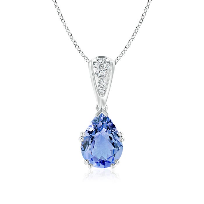 A - Tanzanite / 1.91 CT / 14 KT White Gold