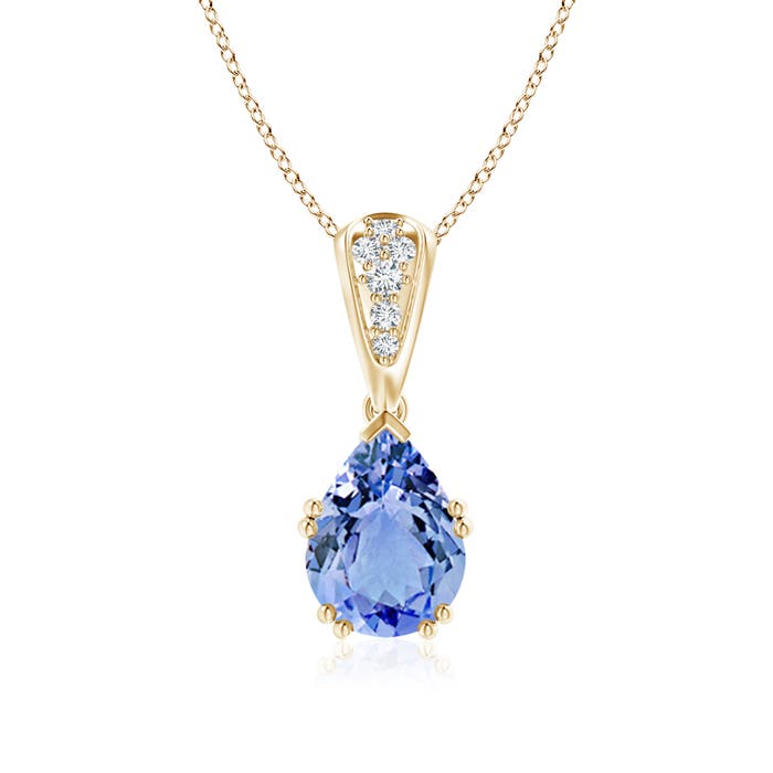 A - Tanzanite / 1.91 CT / 14 KT Yellow Gold