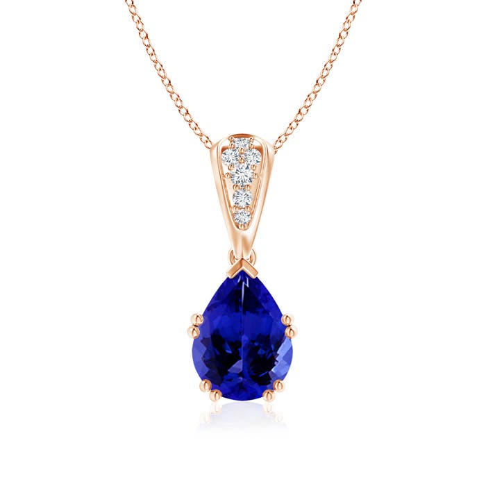 AAAA - Tanzanite / 1.91 CT / 14 KT Rose Gold