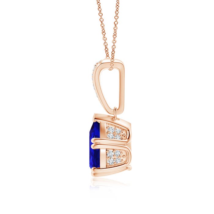 AAAA - Tanzanite / 1.91 CT / 14 KT Rose Gold