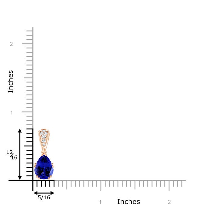 AAAA - Tanzanite / 1.91 CT / 14 KT Rose Gold