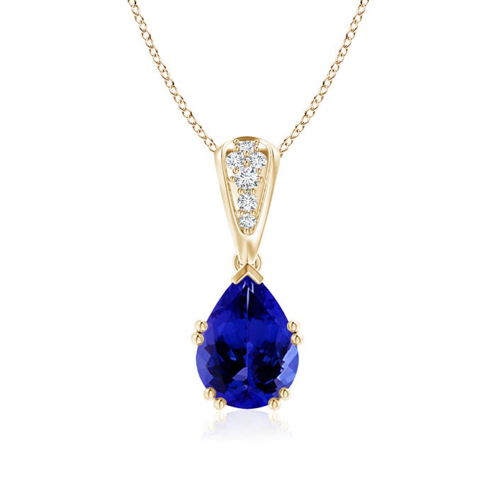 AAAA - Tanzanite / 1.91 CT / 14 KT Yellow Gold