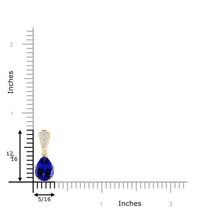 AAAA - Tanzanite / 1.91 CT / 14 KT Yellow Gold