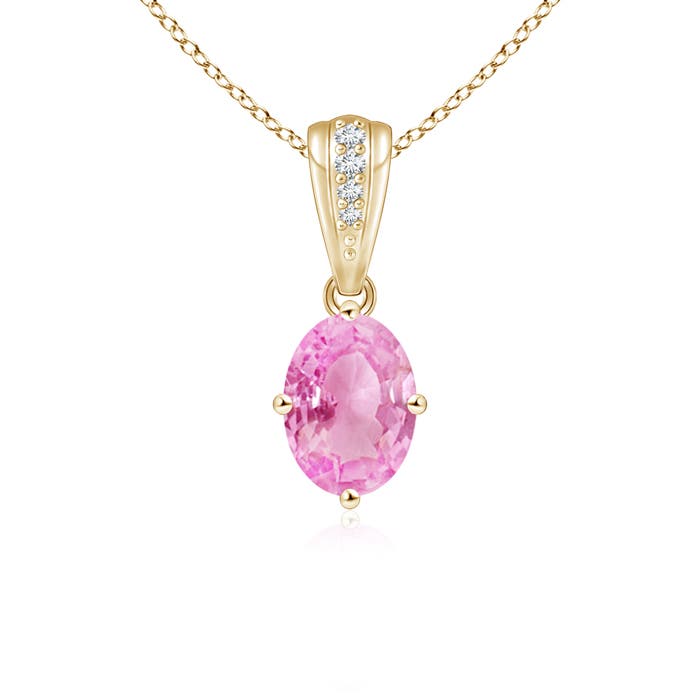 A - Pink Sapphire / 0.94 CT / 14 KT Yellow Gold