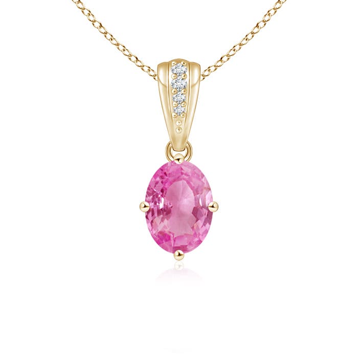 AA - Pink Sapphire / 0.94 CT / 14 KT Yellow Gold