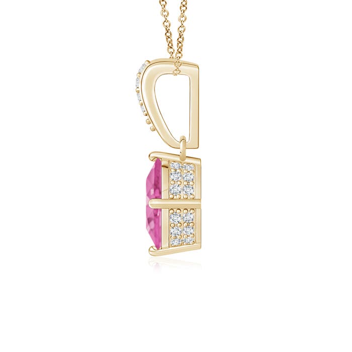 AA - Pink Sapphire / 0.94 CT / 14 KT Yellow Gold