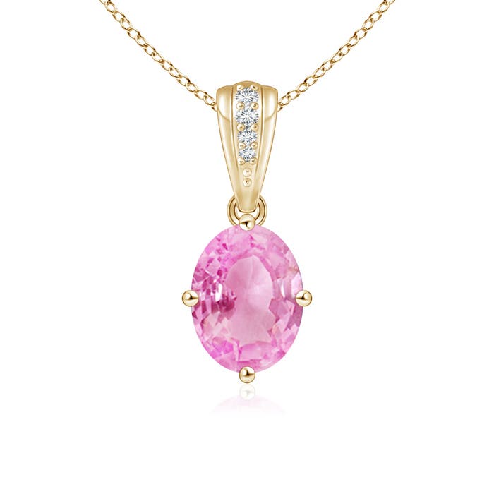 A - Pink Sapphire / 1.59 CT / 14 KT Yellow Gold