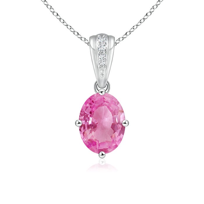 AA - Pink Sapphire / 1.59 CT / 14 KT White Gold