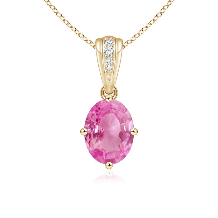 AA - Pink Sapphire / 1.59 CT / 14 KT Yellow Gold