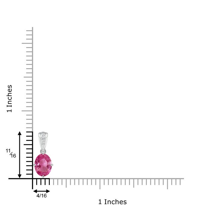 AAAA - Pink Sapphire / 1.59 CT / 14 KT White Gold