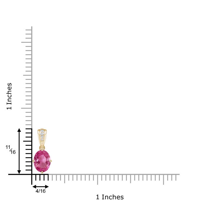 AAAA - Pink Sapphire / 1.59 CT / 14 KT Yellow Gold