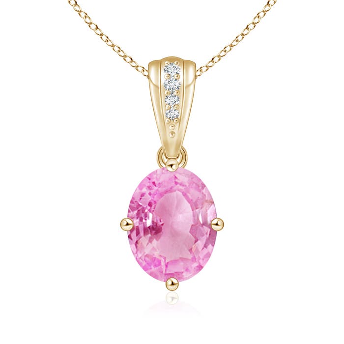 A - Pink Sapphire / 2.12 CT / 14 KT Yellow Gold