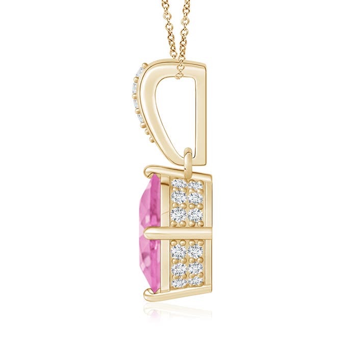 A - Pink Sapphire / 2.12 CT / 14 KT Yellow Gold