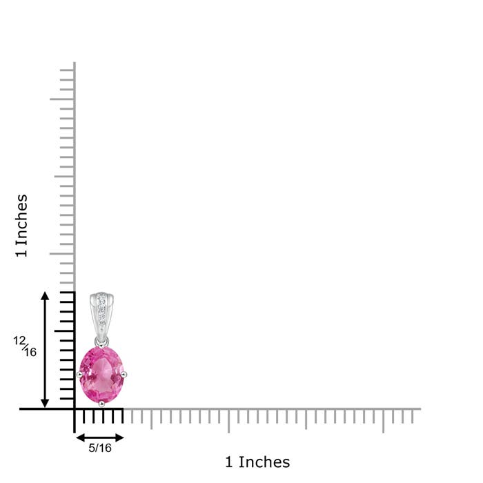 AAA - Pink Sapphire / 2.12 CT / 14 KT White Gold