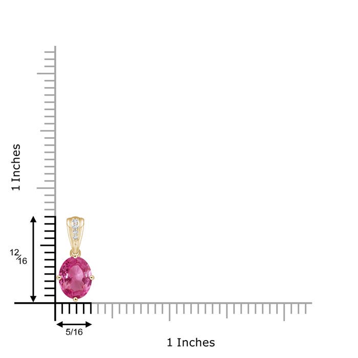 AAAA - Pink Sapphire / 2.12 CT / 14 KT Yellow Gold