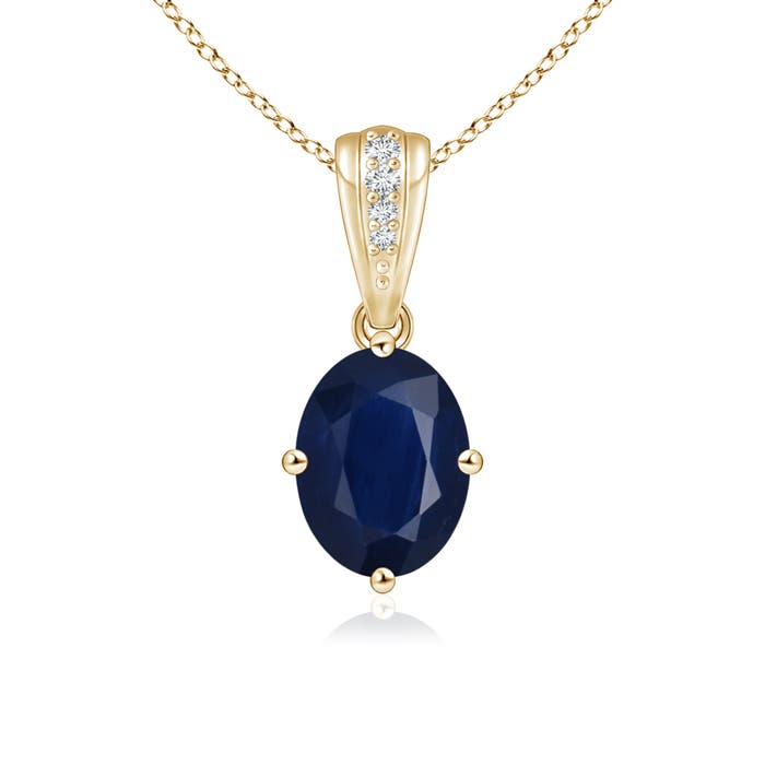 A - Blue Sapphire / 1.69 CT / 14 KT Yellow Gold