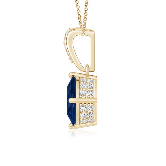 AA - Blue Sapphire / 1.69 CT / 14 KT Yellow Gold