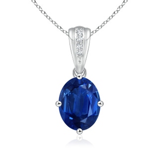 Oval AAA Blue Sapphire