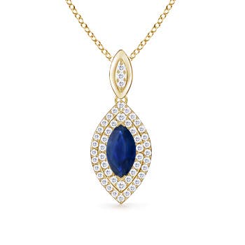 AA - Blue Sapphire / 1.71 CT / 14 KT Yellow Gold