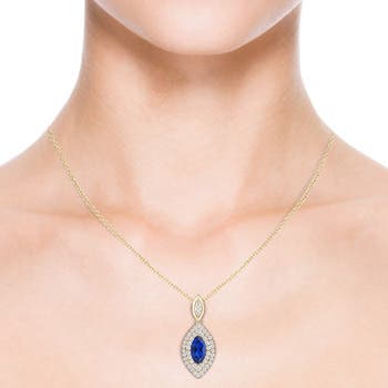 AAA - Blue Sapphire / 1.71 CT / 14 KT Yellow Gold