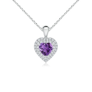 Heart AAA Amethyst