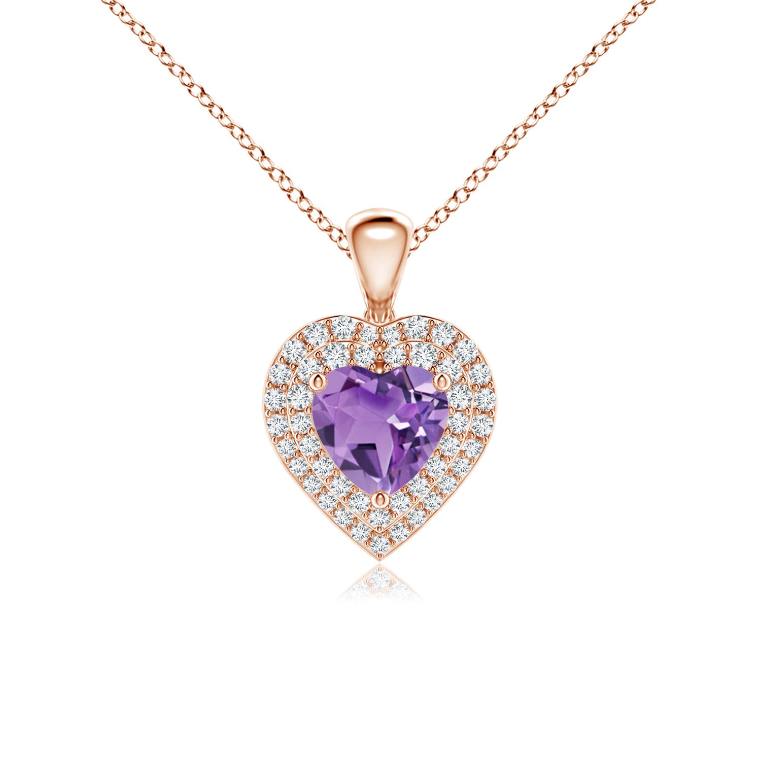 A - Amethyst / 1.15 CT / 14 KT Rose Gold