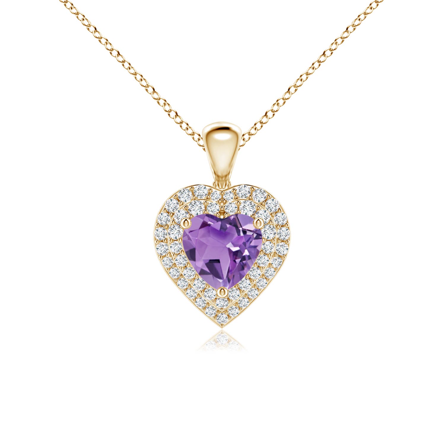 A - Amethyst / 1.15 CT / 14 KT Yellow Gold