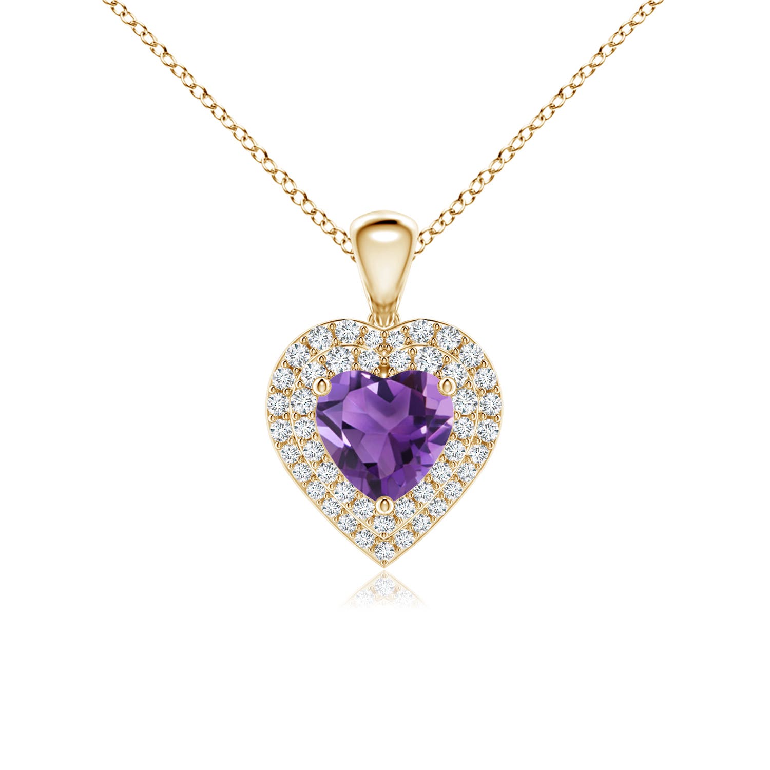 AAA - Amethyst / 1.15 CT / 14 KT Yellow Gold