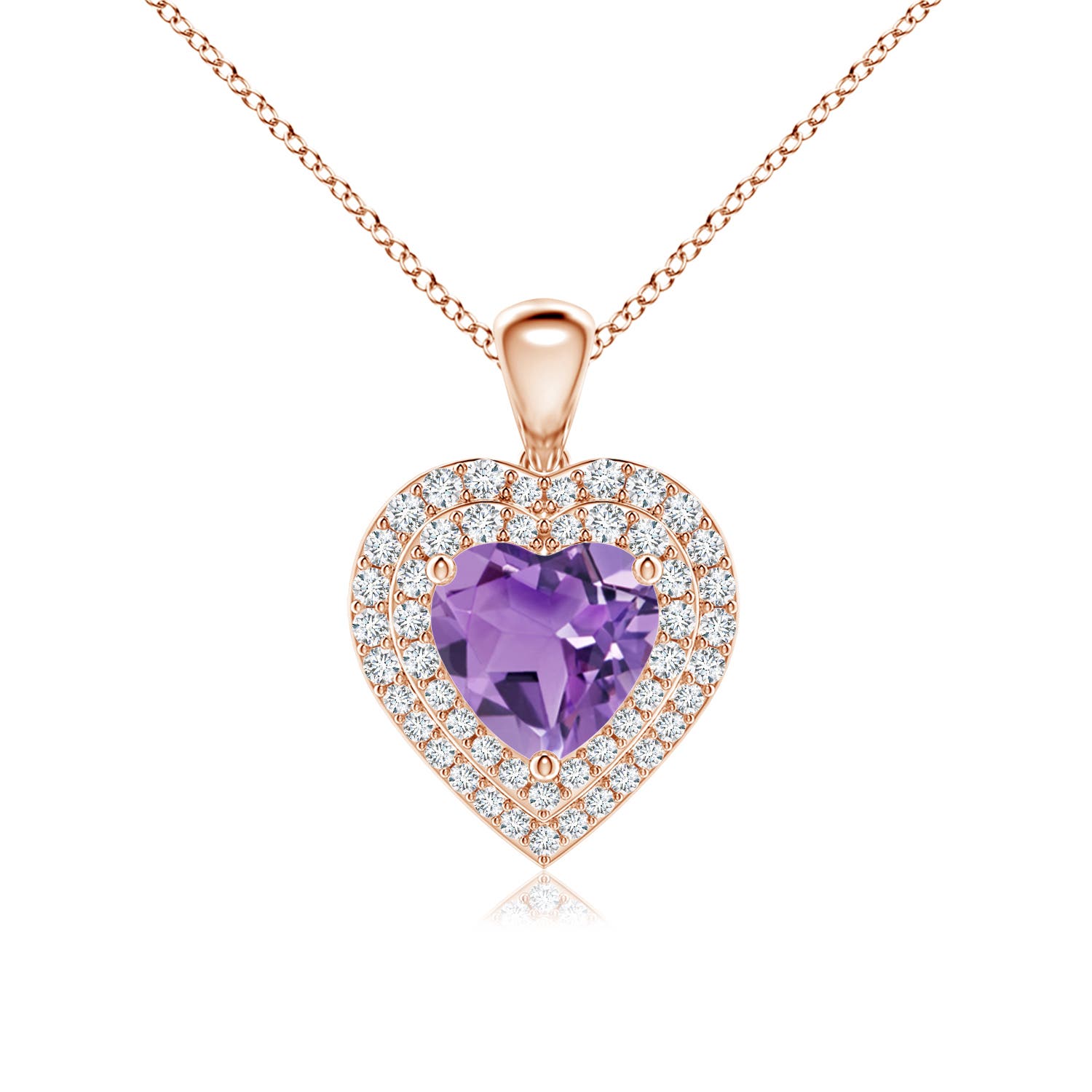 A - Amethyst / 1.53 CT / 14 KT Rose Gold